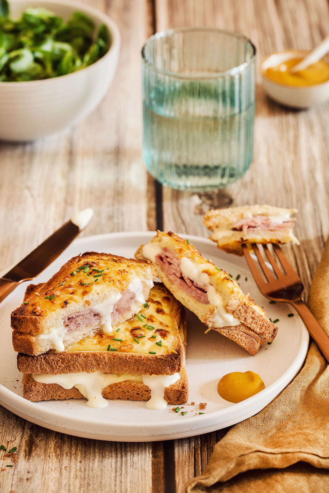 Croque monsieur Bistrot a la bechamel
